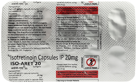 Iso Aret 20mg Capsule image Iso Aret 20mg Capsule image