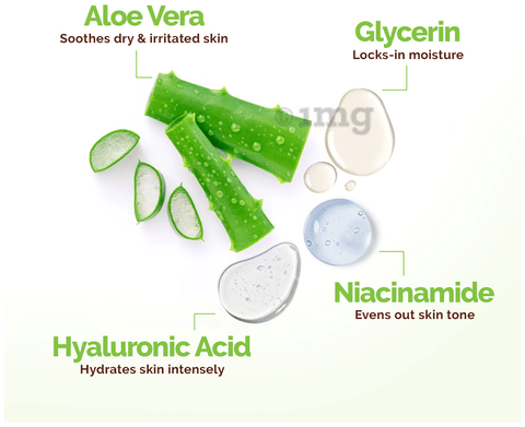 Mamaearth Aloe Refresh Hydrating Light Gel Moisturizer: Buy jar of 200.0 gm  Moisturiser at best price in India | 1mg