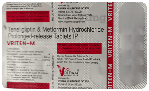 Vriten-M Tablet PR image Vriten-M Tablet PR image