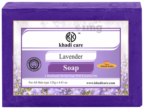 Khadi Care Lavender Soap 1