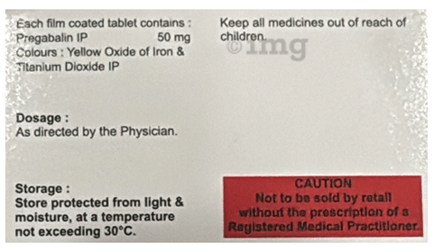 Pregaway 50 Tablet image