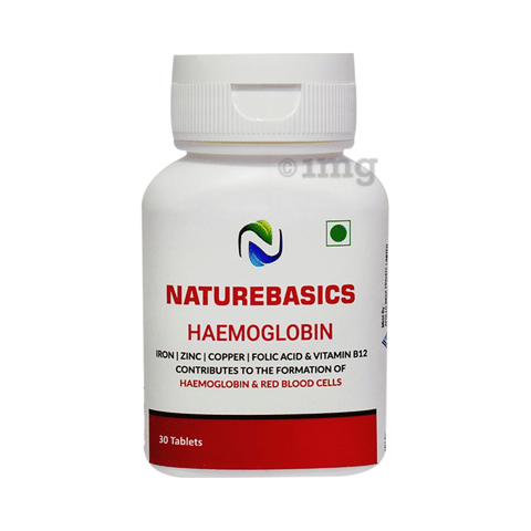 Naturebasics Haemoglobin Tablet image Naturebasics Haemoglobin Tablet image