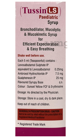 Tussin LS Paediatric Syrup image Tussin LS Paediatric Syrup image