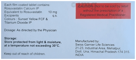 Roslite 10mg Tablet image Roslite 10mg Tablet image