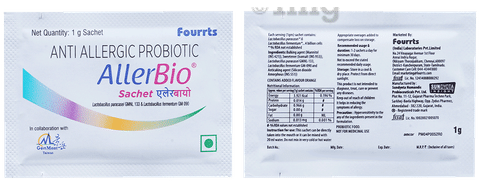 Allerbio Anti-Allergic Probiotic Sachet: Buy packet of 1.0 gm