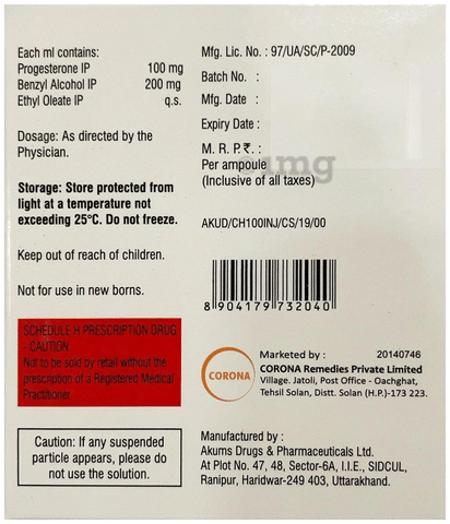 C Hop 100mg Injection