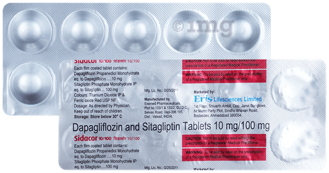 Sidacor 10mg/100mg Tablet image Sidacor 10mg/100mg Tablet image