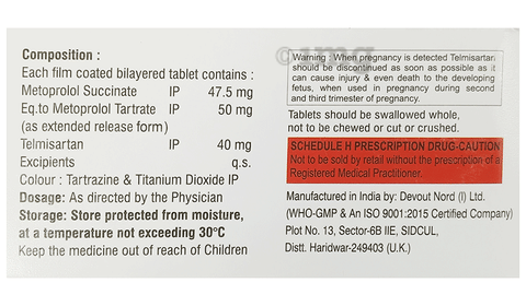 Metoved-TM Tablet ER image