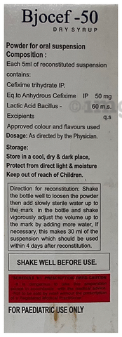 Bjocef 50 Dry Syrup