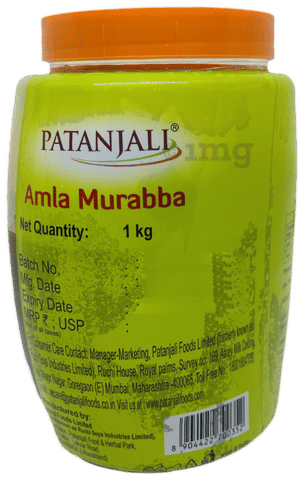 Patanjali Amla Murabba: Buy jar of kg Murabba at 𝗯𝗲𝘀𝘁