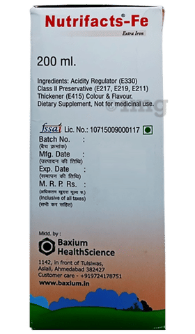 Nutrifacts-Fe Syrup image Nutrifacts-Fe Syrup image