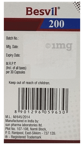 Besvil 200 Capsule image