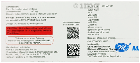 Lacobris 200mg Tablet image Lacobris 200mg Tablet image