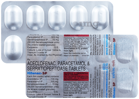 Hifenac SP Tablet image