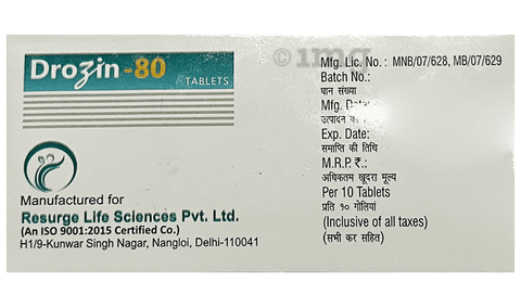 Drozin 80 Tablet image