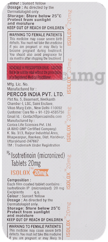 Isolox 20mg Tablet image