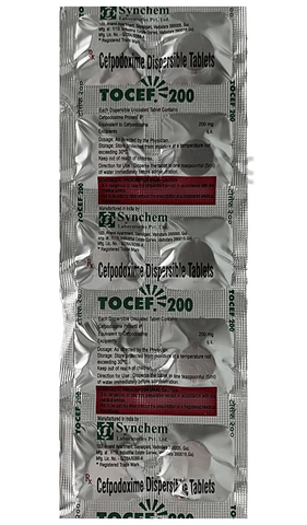 Tocef 200mg Tablet image Tocef 200mg Tablet image