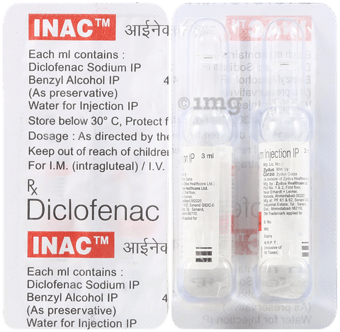 Inac 25mg Injection image