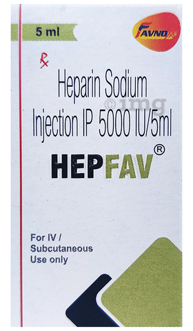 Hepfav 5000IU Injection image