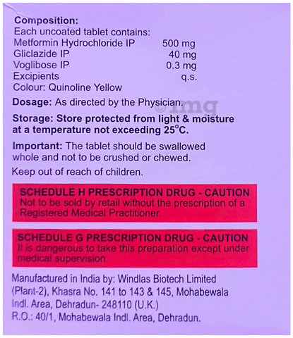 Diatozide MV 40.3 Tablet image