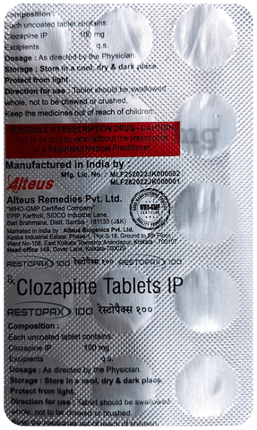 Restopax 100 Tablet image