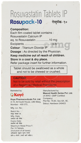 Rosupack 10 Tablet image Rosupack 10 Tablet image