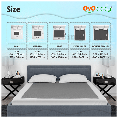 Baby rubber sheet for double bed clearance