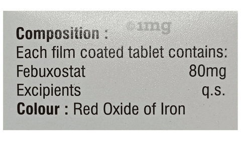 Urixofeb 80mg Tablet image