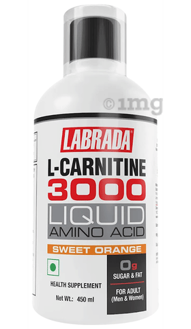 Labrada L-Carnitine 3000 Sweet Orange: Buy bottle of 450.0 ml Liquid at  best price in India | 1mg