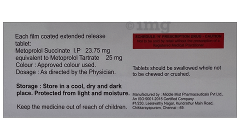 Reylol ER 25 Tablet image Reylol ER 25 Tablet image