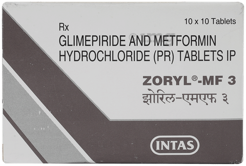 Zoryl MF 3 Tablet