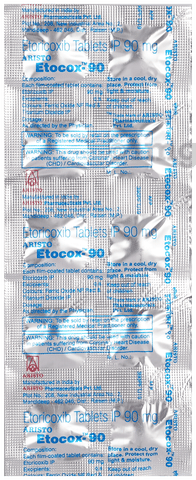 Etocox 90 Tablet image