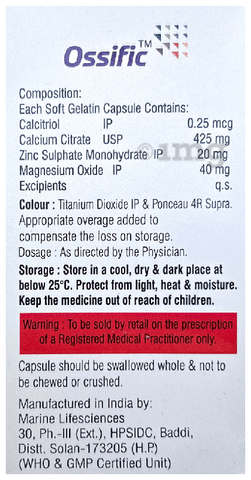 Ossific Softgel Capsule