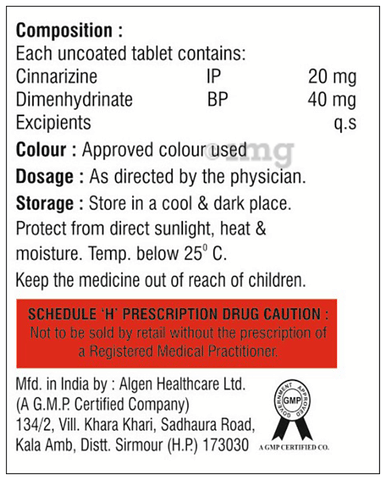 Dizipax Tablet image