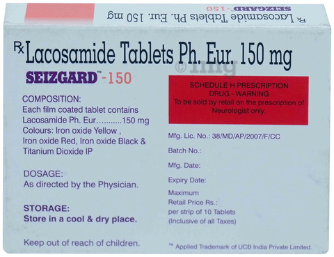 Seizgard 150mg Tablet image Seizgard 150mg Tablet image