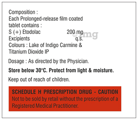 Setolac 200 ER Tablet image