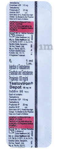 Testoviron Depot 100 Injection image Testoviron Depot 100 Injection image