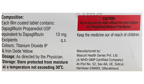 Gluside 10 Tablet image