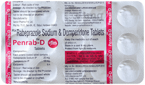 Penrab D 10mg/20mg Tablet image