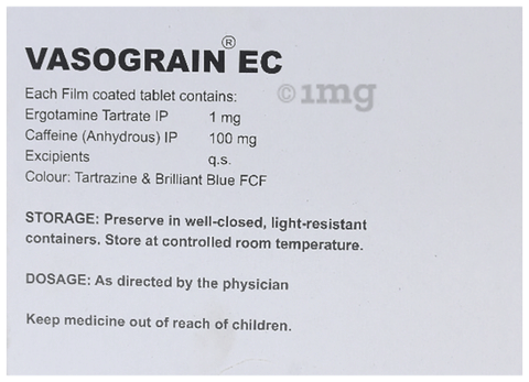 Vasograin EC Tablet image