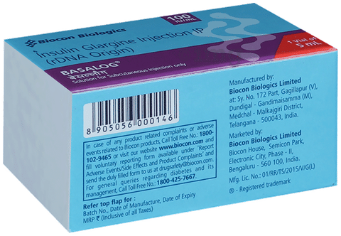 BASalog 100IU/ml Solution for Injection image BASalog 100IU/ml Solution for Injection image
