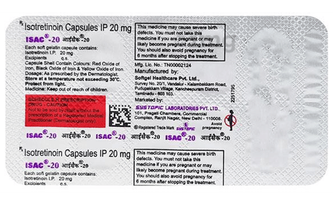 Isac 20mg Capsule image Isac 20mg Capsule image