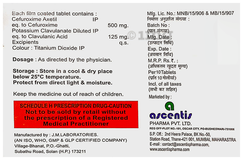 Cefzef-CV 500 Tablet image Cefzef-CV 500 Tablet image