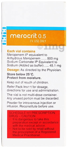 Merocrit 0.5gm Injection image Merocrit 0.5gm Injection image
