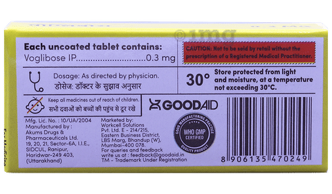 Gliboseaid 0.3 Tablet image