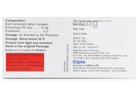 Rolimus 5 Tablet image