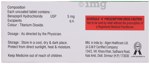 Benzil 5 Tablet image