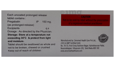 Pregarey SR 150 Tablet image