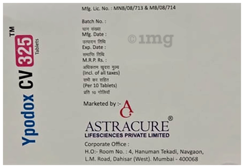 Ypodox CV 325 Tablet image