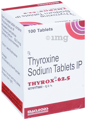 Thyrox 62.5mcg Tablet image